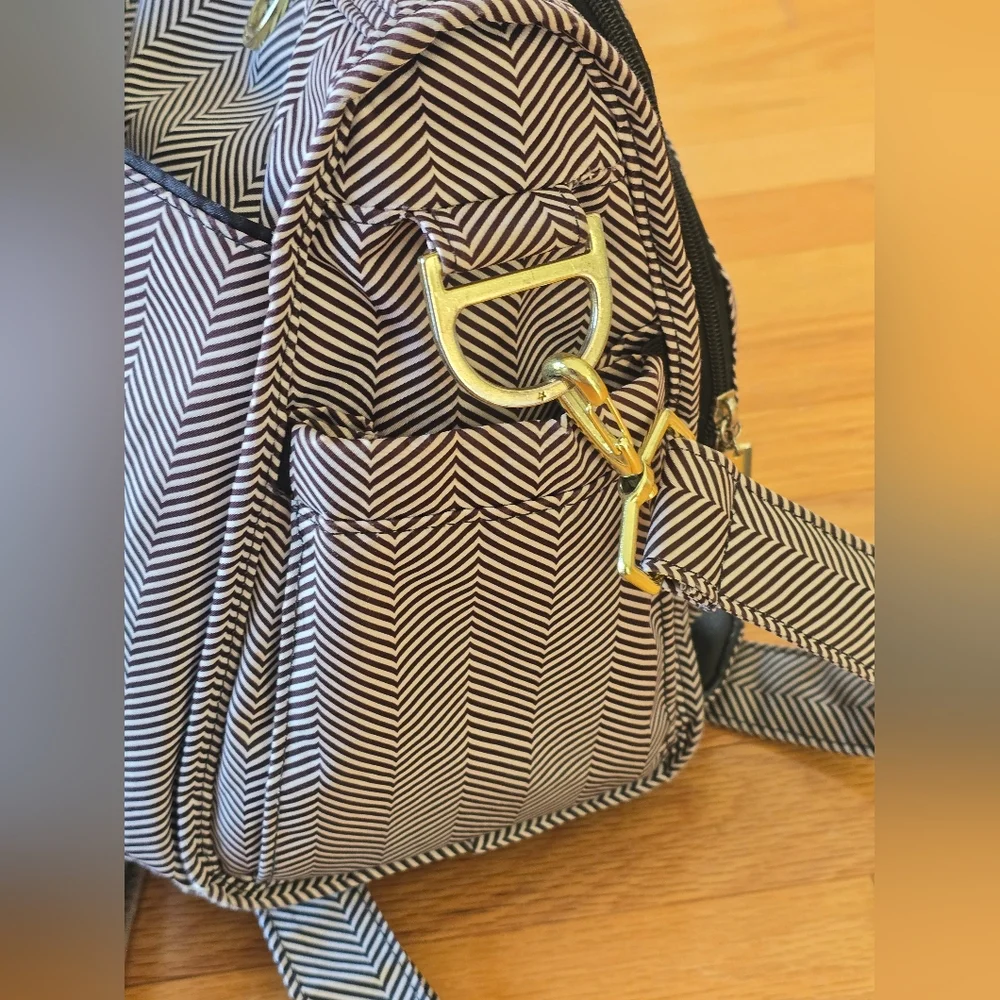 JuJuBe Diaper Bag, Travel Backpack and Large Tote with Portable Changing Pad